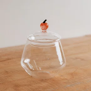 Pote em Vidro Borossilicato Maça 800 ml