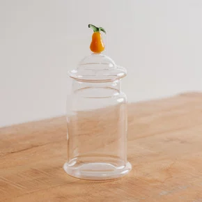 Pote em Vidro Borossilicato Pera 550ml