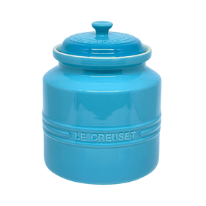 Pote Para Biscoito Le Creuset Azul Caribe 2,4L
