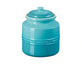 Pote Para Biscoito Le Creuset Azul Caribe 2,4L