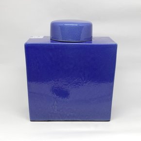 Pote Retangular Azul G Taj Home 