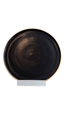 Prato Borda P GMA Talheres Preto 21,5x2,0cm