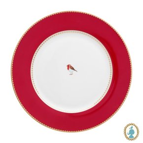Prato De Sobremesa Love Birds Pip Studio Vermelho
