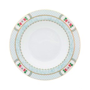 Prato de Sopa Blushing Birds Pip Studio Branco 22 cm