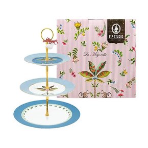 Prato Para Doces 3 Andares La Majorelle Pip Studio Azul