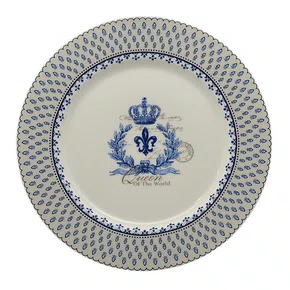 Prato Raso Jantar Blue Dream Finecasa 27 cm