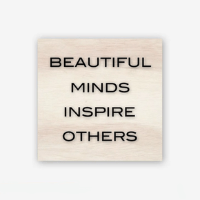 Quadro Pinus M Beatiful Minds Inspire Others Mercatto Casa
