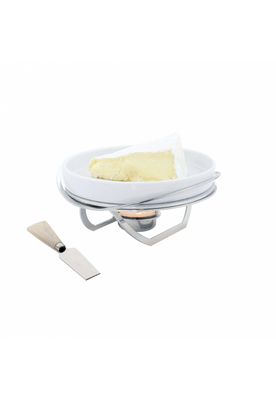 Rechaud para Queijo Brie Linea Riva Inox 16 cm