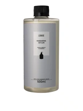 Refil Sabonete Líquido Mandarina Ceylon Lenvie 500 ml