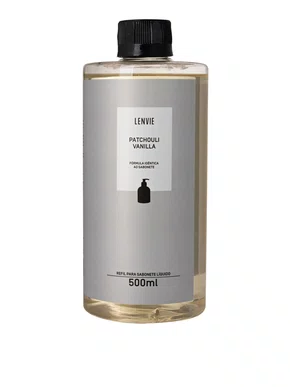 Refil Sabonete Líquido Patchouli Vanilla Lenvie 500 ml