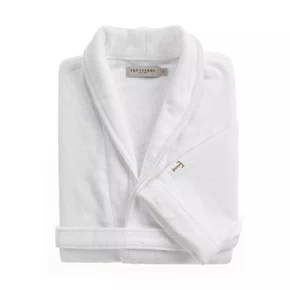 Roupão Feminino Amália M Trussardi Branco/Nocciola