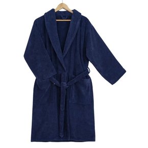 Roupão Luxus Hotel New York Air Buddemeyer Luxus Azul Marinho G