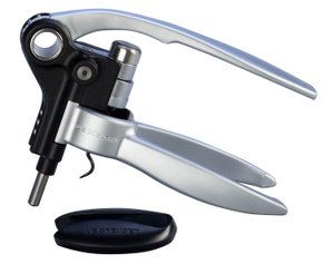 Kit Saca Rolhas de Alavanca e Corta Capsulas Metal Cromo e Satin Le Creuset