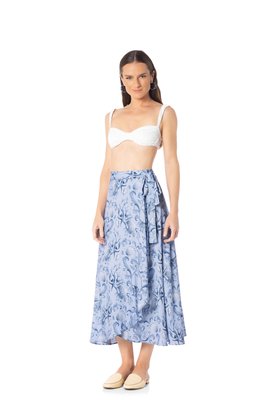 Saida de Praia G Bari Trussardi Azul 84cm x 88cm