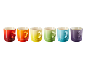 Set 06 Canecas para Capuccino Gift Collection Le Creuset Colordo 200 ml
