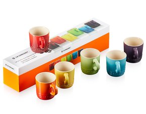 Set 06 Canecas Para Chá Gift Collection Le Creuset Colorido 350ml