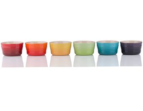 Set 06 Mini Ramekin Gift Collection Le Creuset Colorido