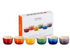 Set 06 Mini Ramekin Gift Collection Rainbow Le Creuset Colorido