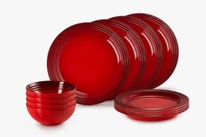 Set 12 Peças para Mesa Le Creuset Vermelho