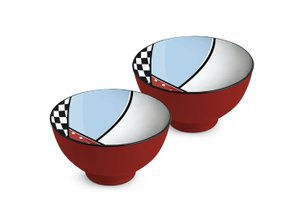 Set 2 Bowls Redondo Wara Egan Italy Vermelho 11,5cm