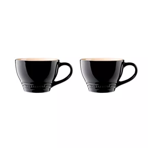 Jogo 2 Canecas 400ml Le Creuset Black Onix