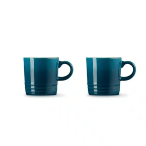 Jogo 2 Canecas Espresso 100ml Le Creuset Deep Teal
