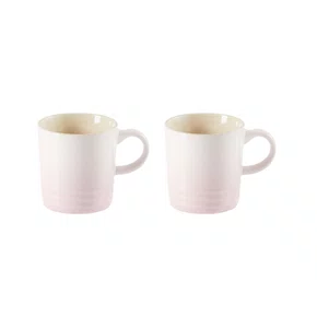 Jogo 2 Canecas Espresso 100ml Le Creuset Shell Pink