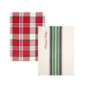 Jogo 2 Panos de Copa Natal Algodão Copa & Cia