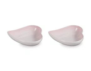 Set 2 Pratos Coração Sphere Petal Le Creuset Shell Pink 16 cm