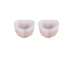Set 2 Ramekins Coração Le Creuset Shell Pink