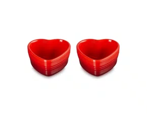 Set 2 Ramekins Coração Le Creuset Vermelho