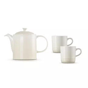 Jogo 3 peças para Chá Le Creuset Meringue