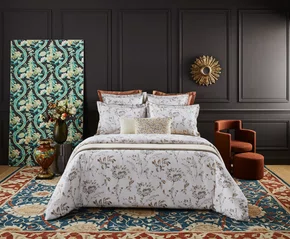 Jogo 7 Peças Queen Fugues Algodão Batiste Yves Delorme Paris