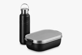 Jogo 2 Peças Almoço On The Go Le Creuset Matte Black