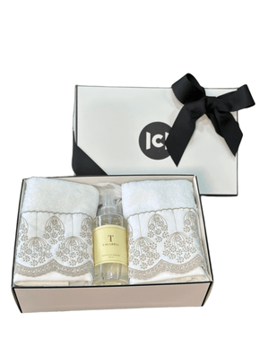 Set Lavabos Bordados Trussardi