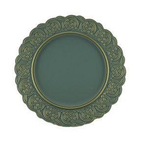 Sousplat de Plástico Royal Decor Azul 33 cm