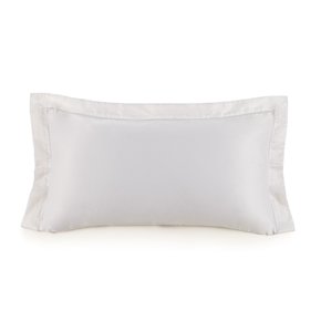 Super Fronha Montale 600 Fios Trussardi Branco e Platino 50 x 90 cm