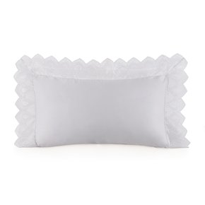 Super Fronha Riviera 600 Fios Trussardi Branco 50 x 90 cm