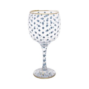 Taça de Gin Poá Summer Artes Salles Azul Claro