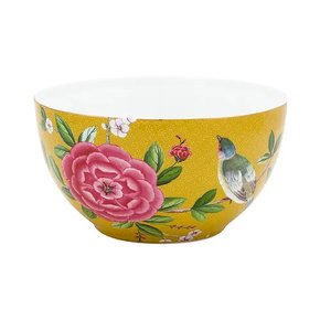 Tigela Blushing Birds Pip Studio Amarelo 15 cm