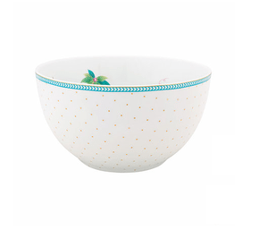 Tigela Bowl Dots Jolie Pip Studio Branco 15 cm