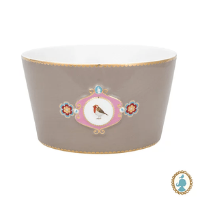 Tigela Bowl Medallion Love Birds Pip Studio Caqui 15 cm
