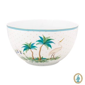 Tigela de Porcelana Dots Jolie Pip Studio Branco 18 cm