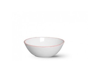 Tigela Media Bambu Flat Rosa Scalla Ceramica