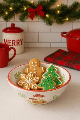 Tigela Tanola Esquilo com Cogumelo Luiz Salvador 16cm x 5cm