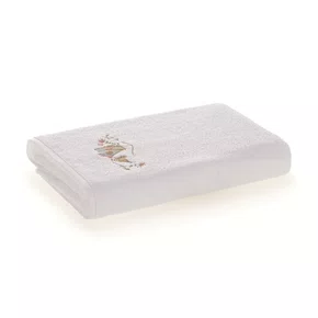 Toalha de Banho Infantil Rifugio Trussardi Branco 66cm x 140cm