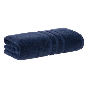 Toalha de Banho Gigante Luxus Hotel New York Buddemeyer Luxus Azul Marinho 0,90 x 1,70 m