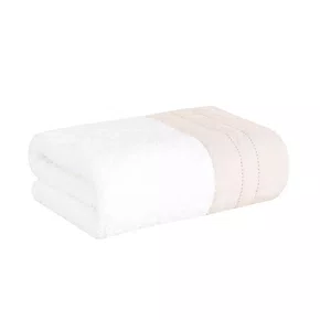 Toalha de Lavabo Linó Buddemeyer Luxus Branco/Rosa 30cm x 50cm