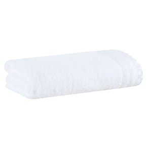 Toalha de Lavabo Olympia Buddemeyer Luxus Branco/Renda Branca 30 x 50 cm