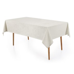 Toalha De Mesa Katherine 6 Lugares Karsten Perola 1,60 x 2,20 m